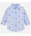 Camisa manga larga estampada bebé niño