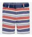 Bermudas rayas cinturón niño