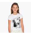 Camiseta manga corta gráfica niña