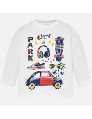 Camiseta manga larga dibujos bebé niño