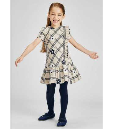 VESTIDO FLOR BORDADA