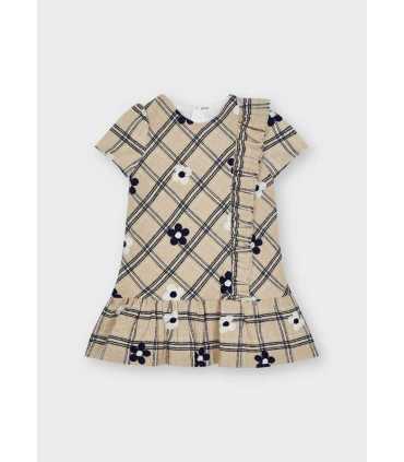 VESTIDO FLOR BORDADA