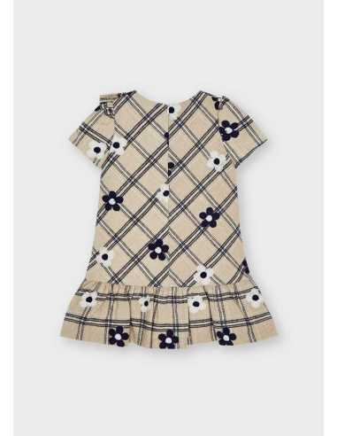 VESTIDO FLOR BORDADA