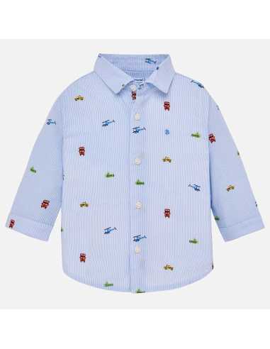 Camisa manga larga estampada bebé niño