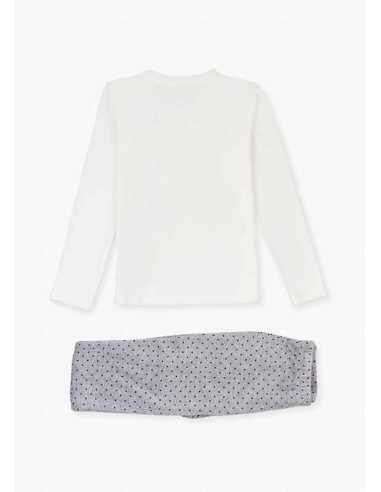 PIJAMA DE TUNDOSADO CON PRINT