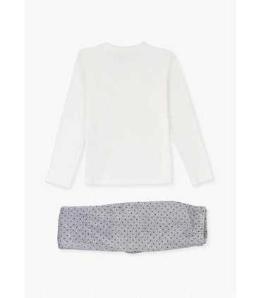 PIJAMA DE TUNDOSADO CON PRINT