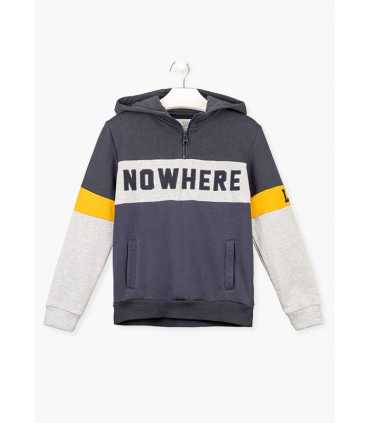 SUUDADERA DE FELPA CON CAPUCHA