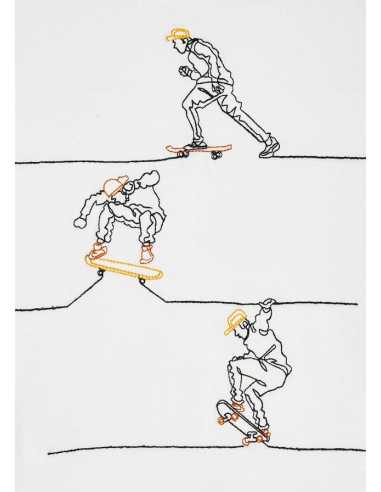 CAMISETA M-L BORDADO