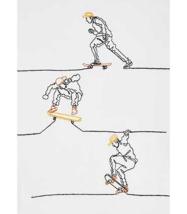 CAMISETA M-L BORDADO