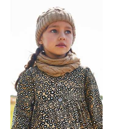 CONJ. GORRO BUFANDA TRENZAS
