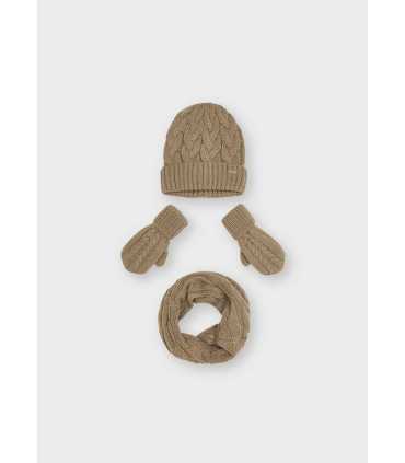 CONJ. GORRO BUFANDA TRENZAS