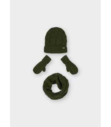CONJ. GORRO BUFANDA TRENZAS