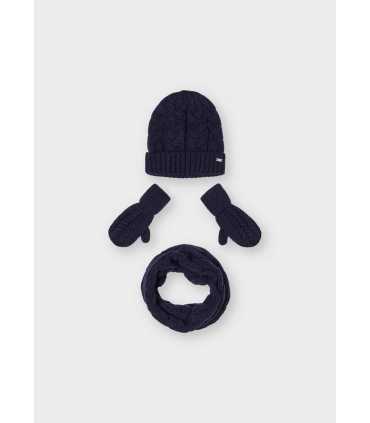 CONJ. GORRO BUFANDA TRENZAS