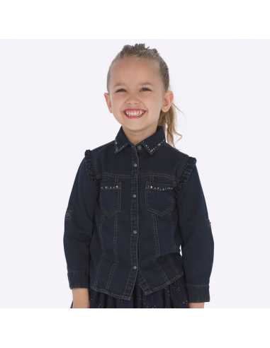 Blusa tejana strass niña