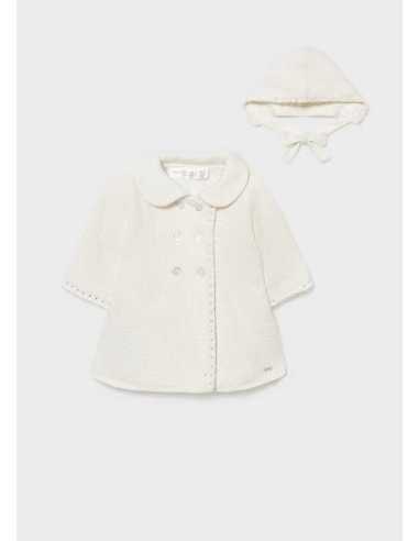 ABRIGO TRICOT Y CAPOTA