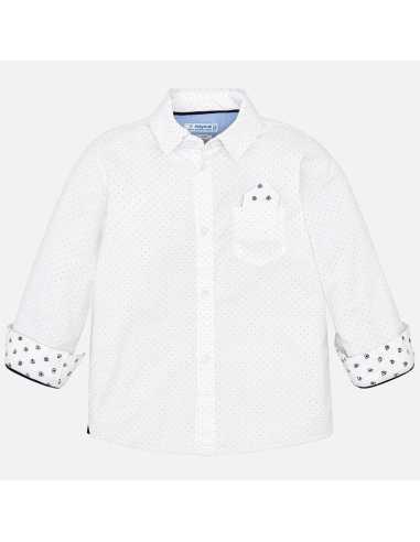 Camisa manga larga estampada aviones niño