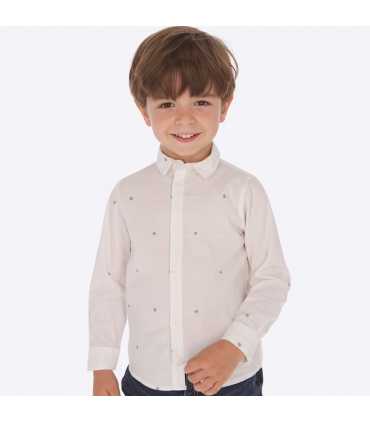 Camisa manga larga estampada niño