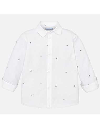 Camisa manga larga estampada niño