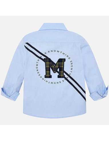 Camisa manga larga logotipo niño