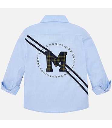 Camisa manga larga logotipo niño