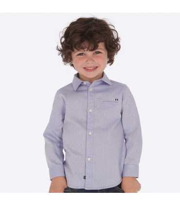 Camisa manga larga mini estampada niño