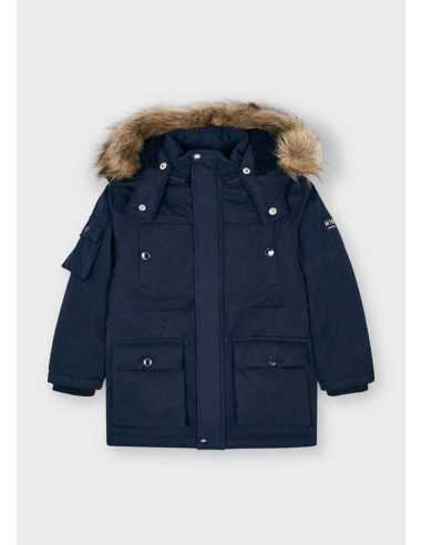 PARKA CAPUCHA DE PELO