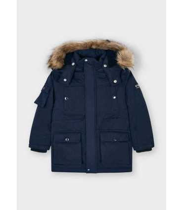 PARKA CAPUCHA DE PELO
