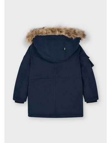 PARKA CAPUCHA DE PELO