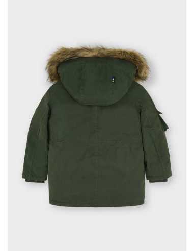 PARKA CAPUCHA DE PELO