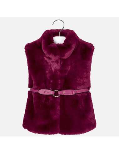 Chaleco pelo cinturón niña