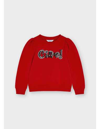 PULLOVER LETRA LENTEJUELAS