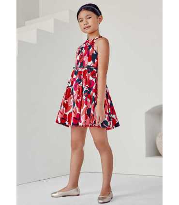 VESTIDO ESTAMPADO SATINADO