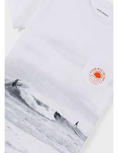 CAMISETA M-C PRINT BOLSILLO