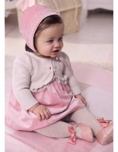 VESTIDO TERCIOPELO Y CAPOTA