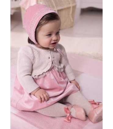 VESTIDO TERCIOPELO Y CAPOTA