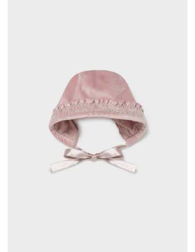 VESTIDO TERCIOPELO Y CAPOTA