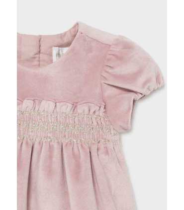 VESTIDO TERCIOPELO Y CAPOTA