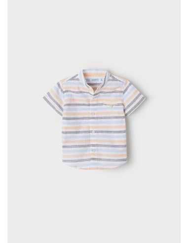 CAMISA M-C CUELLO MAO RAYAS