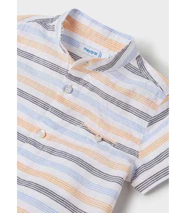 CAMISA M-C CUELLO MAO RAYAS