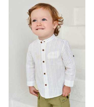 CAMISA M-L LINO CUELLO MAO