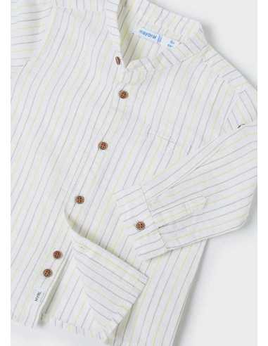 CAMISA M-L LINO CUELLO MAO