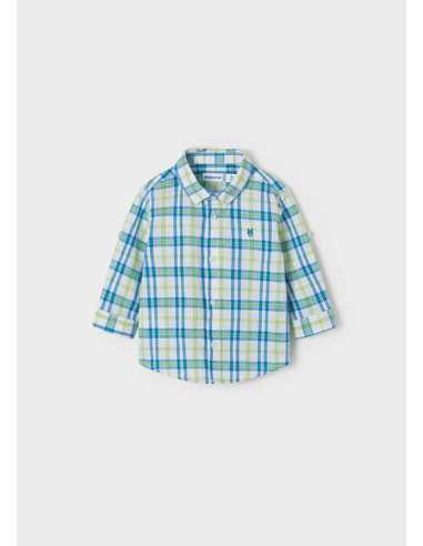 CAMISA M-L CUADROS LINO