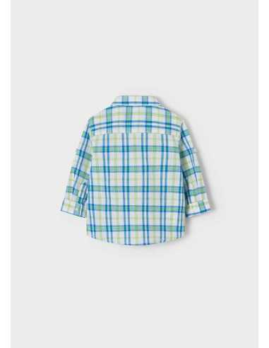 CAMISA M-L CUADROS LINO