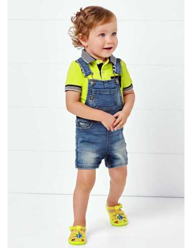 PETO CORTO SOFT DENIM