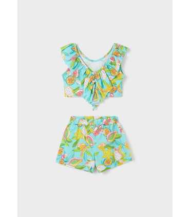 CONJ. SHORT ESTAMPADO FRUTAS