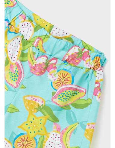 CONJ. SHORT ESTAMPADO FRUTAS