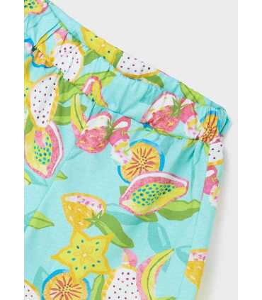 CONJ. SHORT ESTAMPADO FRUTAS
