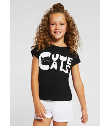 CAMISETA M-C CUTE CATS