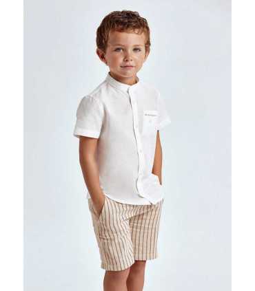 CONJ. BERMUDA CAMISA LINO