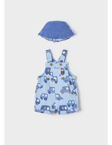 PETO CORTO Y GORRO REVERSIBLE